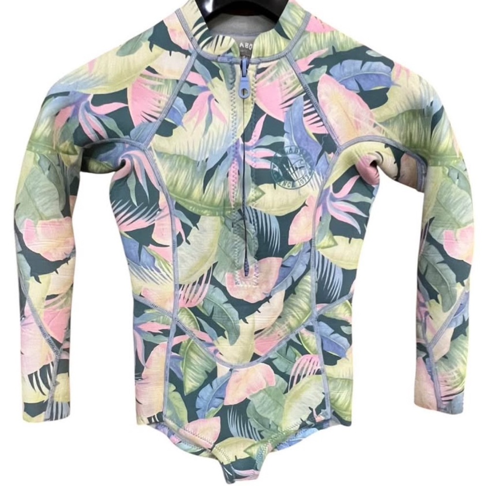 Rip Curl Pastel Leaf Print Wetsuit